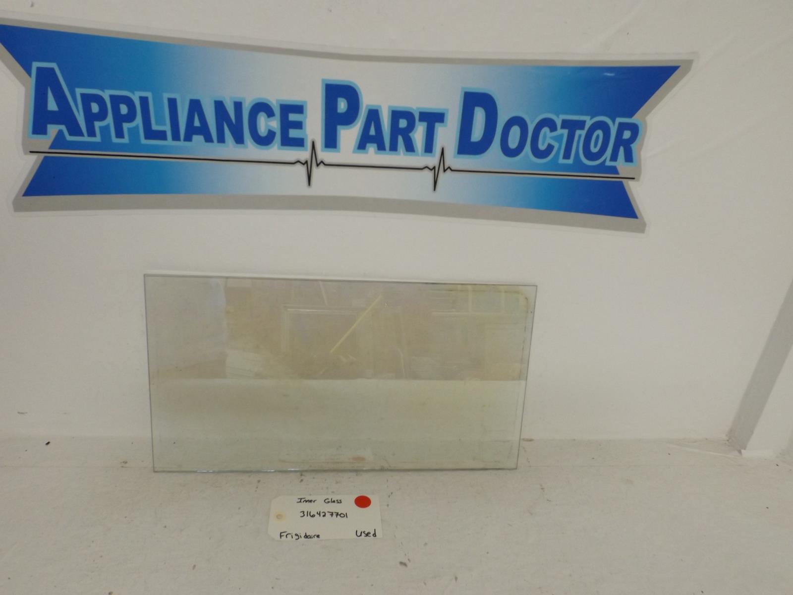 Frigidaire Stove 316427701 Inner Glass Used Frigidaire Stove 316427701 Inner Glass Used